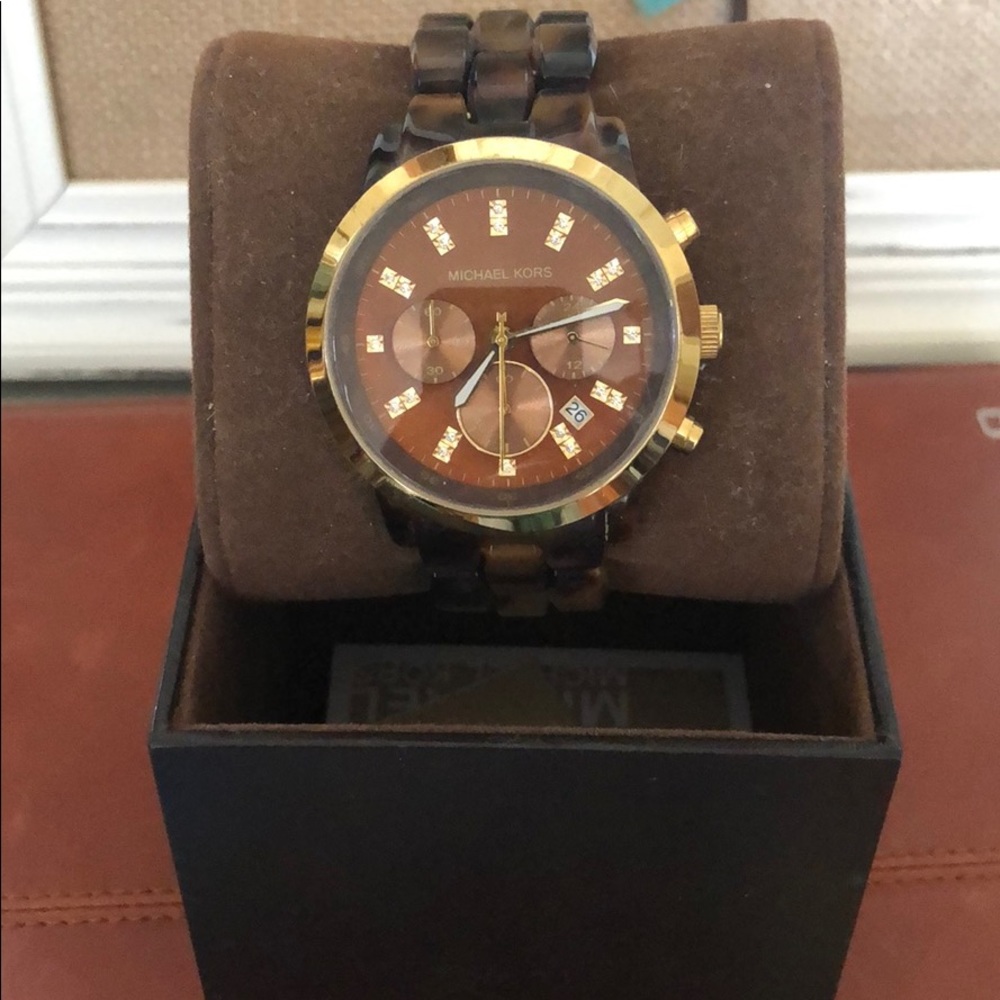 Michael Kors Watch (Tortoise Shell) - image 6